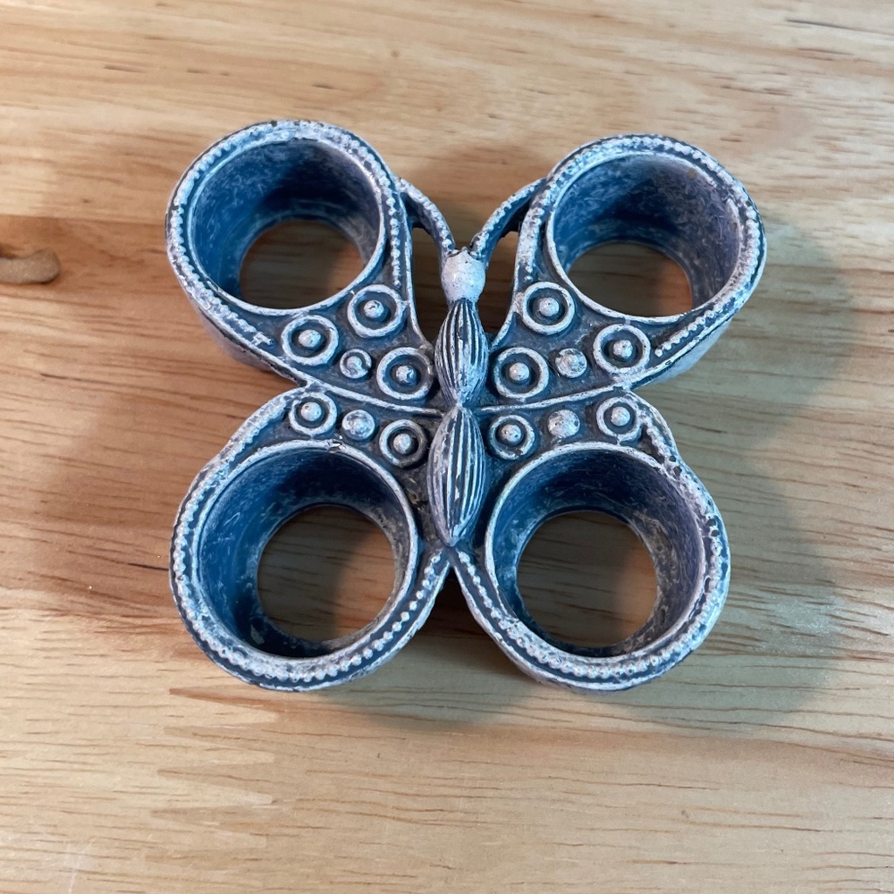 Vintage 1960s Florenza Butterfly Lipstick Holder